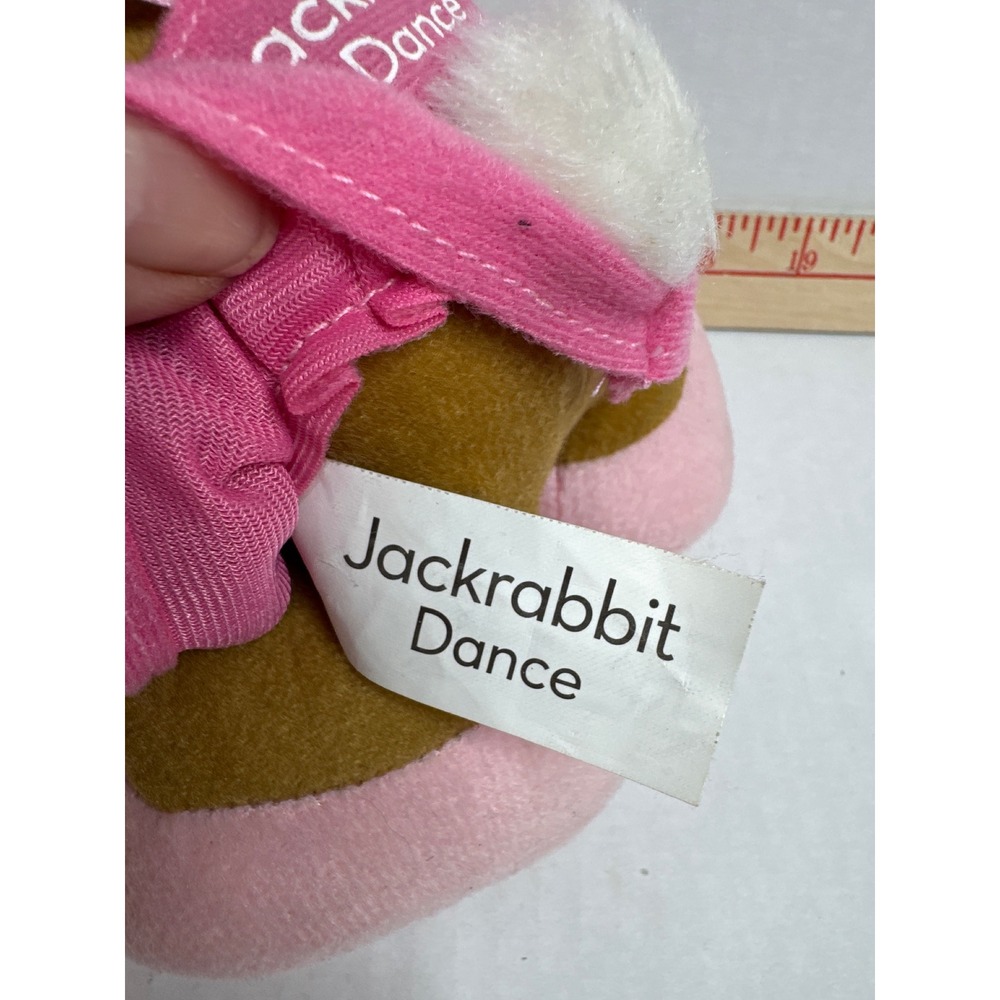 Rare Jackrabbit Dance Mascot Bunny Plush Ballerina Pink Tutu Soft Stuff Promo - Picture 6 of 8